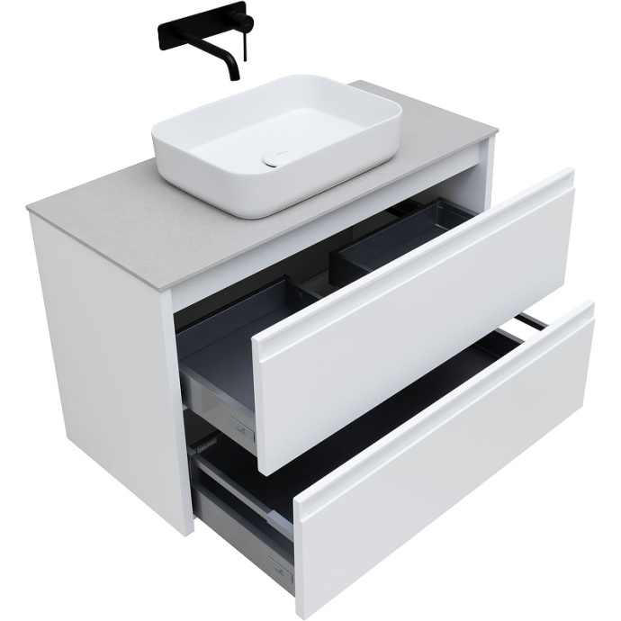 Тумба под раковину Allen Brau Fantasy 100 белый матовый 1.11003.WM - 7