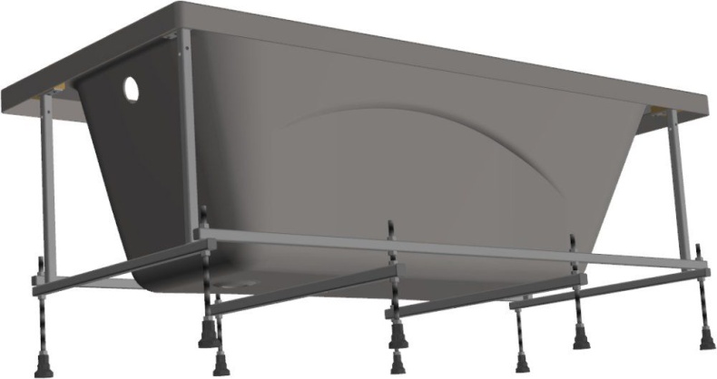 Акриловая ванна Roca Line 170x70 см белая ZRU9302924 - 2