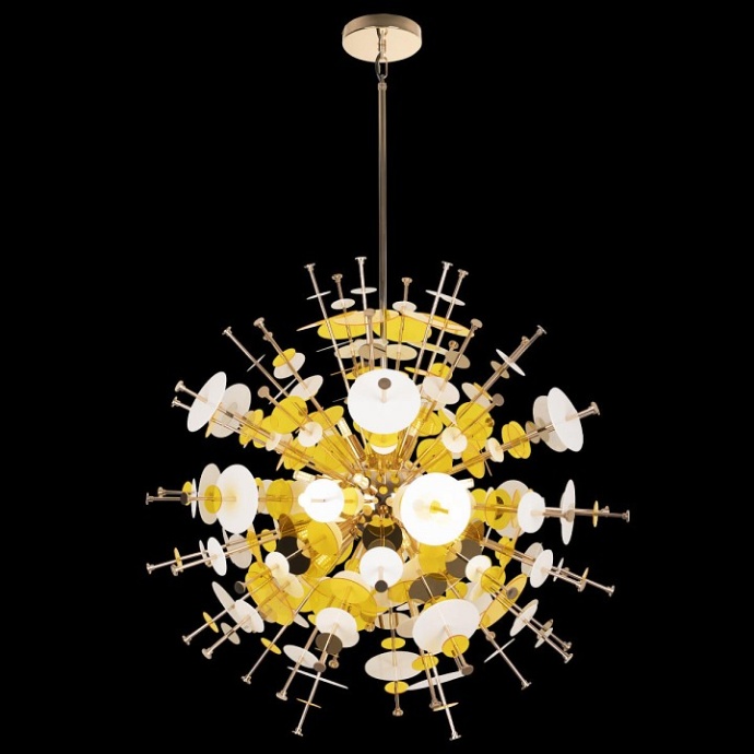 Люстра на штанге Loft it Avenir 10137/720 Gold - 1