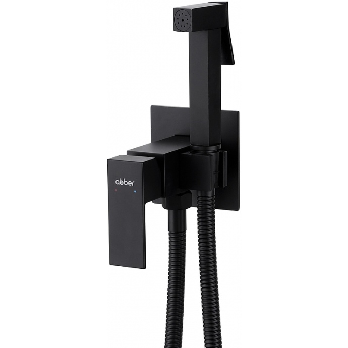 Гигиенический душ Abber Daheim черный матовый AF8226B - 0