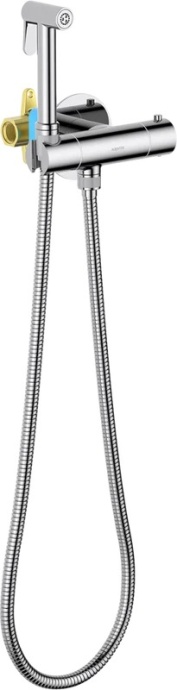 Гигиенический душ AQUATEK Оберон AQ1027CR со смесителем, С ВНУТРЕННЕЙ ЧАСТЬЮ, хром - 0