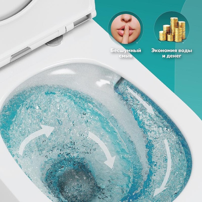 Унитаз подвесной Owl 1975 Wave TOWLT190801 - 7