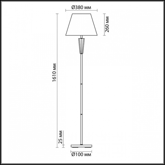 Торшер Lumion Neoclassi Loraine 3733/1F - 4