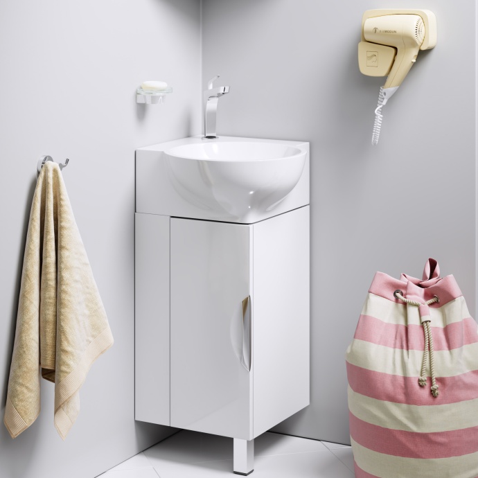 Тумба с раковиной Aqwella Рио 45 - 0