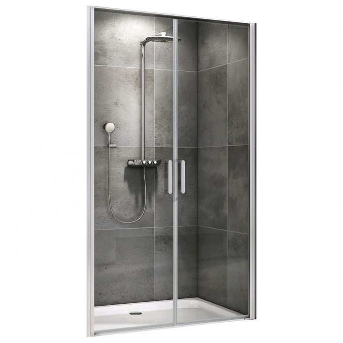 Душевая дверь Abber Sonnenstrand 100 профиль хром  AG04100C - 0
