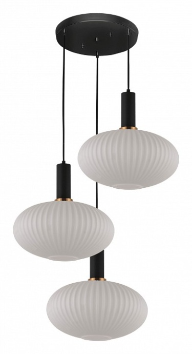 Подвесной светильник LUMINA DECO Floril LDP 1216-3 WT+BK - 0
