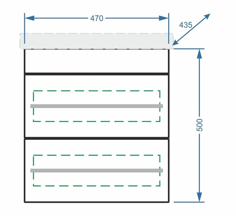 Тумба под раковину Stella Polar Ванесса Сомо 50 белый SP-00000236 - 3