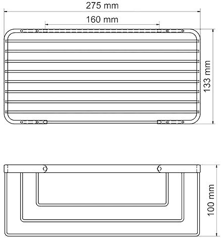 Полка Wasserkraft K-711BLACK - 3