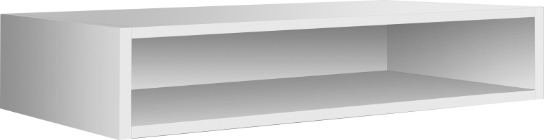 M90OHX0750WG GEM, Open-space для базы, подвесной, 75 см, цвет: белый, глянец - 0