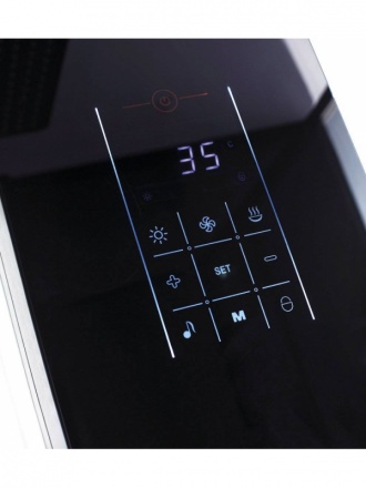 Душевая кабина Orans Diamond 180х130 черная стекло прозрачное с гидромассажем и баней 89103RB - 1