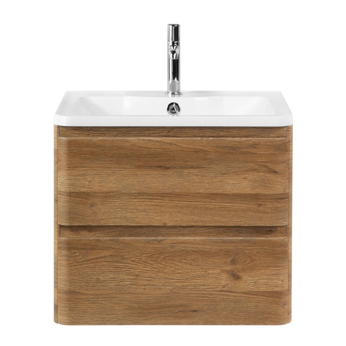 Тумба с раковиной BelBagno Albano 60 светлое деревовв - 0