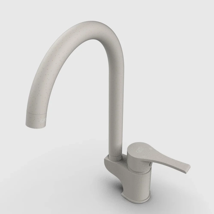 Смеситель для кухни GPD Atros бежевый матовый MTE65-KG - 8