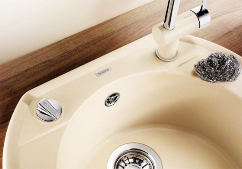 Мойка из гранита Blanco Rondoval бежевый  515672 - 4