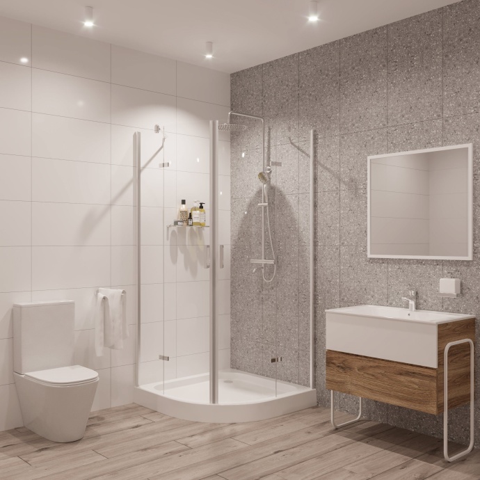 Душевой уголок Niagara Nova NG-6616-08 100x100, четверть круга 66160811 - 1