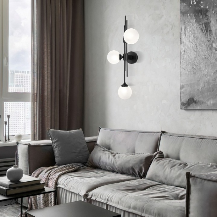 Бра Eurosvet Volver 50383/3 черный - 3