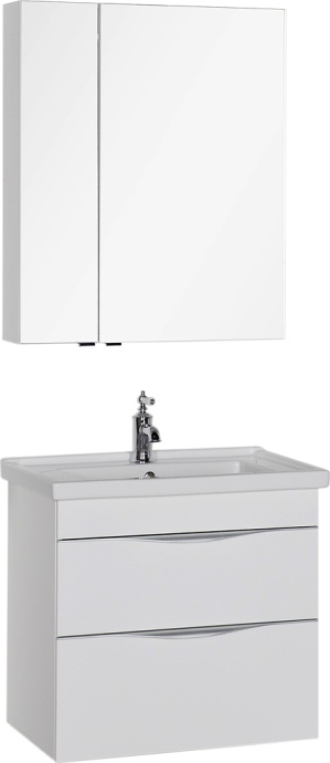 Тумба с раковиной Aquanet Эвора 70 белая 184307 - 1