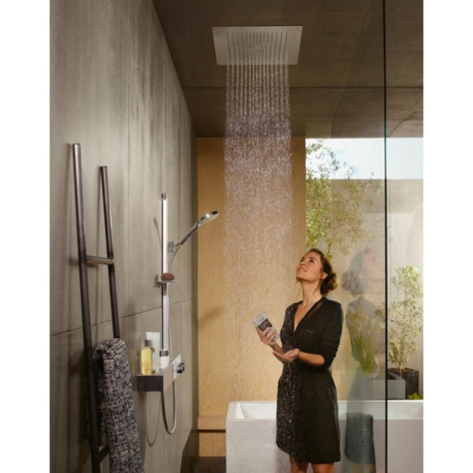 Верхний душ hansgrohe Raindance Е 1 jet 400×400 мм, хром 26253000 - 2