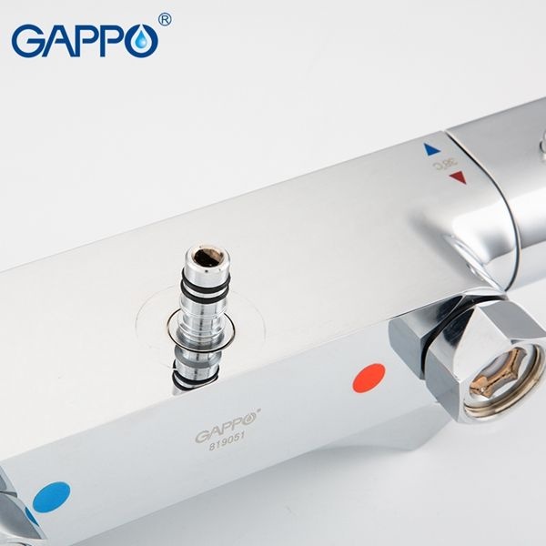 Душевая стойка с термостатом Gappo G2407-40 - 2