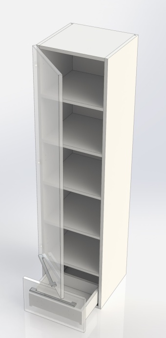 Шкаф-пенал Aquanet Нота белый 165407 - 12