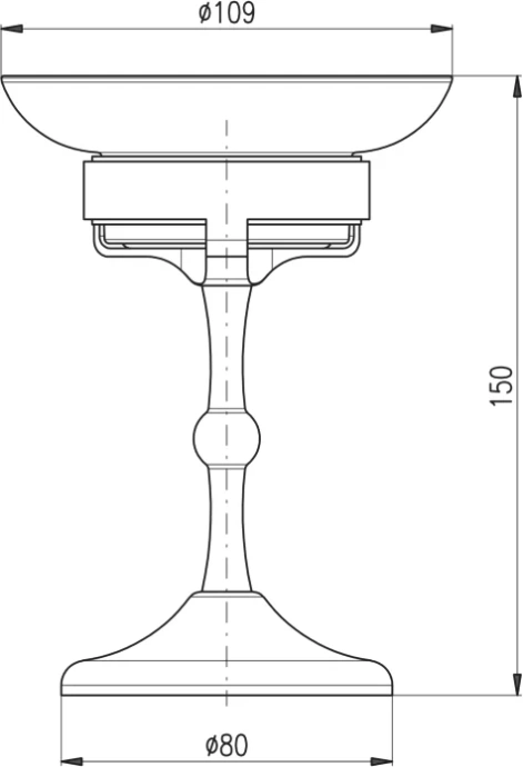 Мыльница Rav Slezak Morava белый MKA0301B - 1