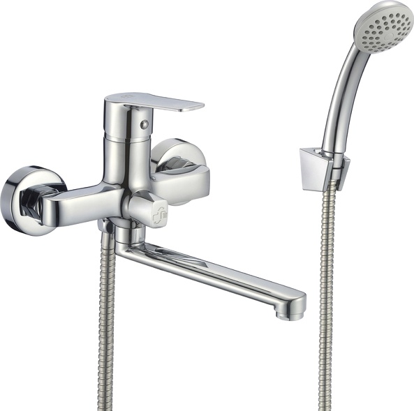 Смеситель Milardo Helic HELSB02M02 для ванны с душем - 0