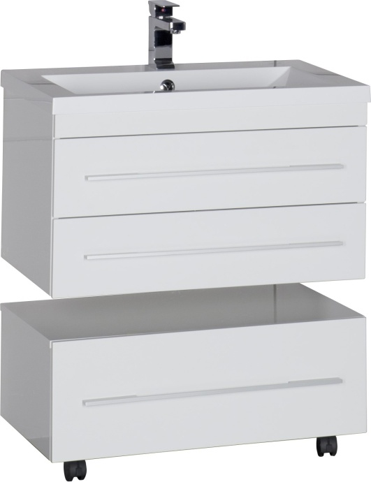 Тумба с раковиной Aquanet Нота 75 белая 171487 - 8