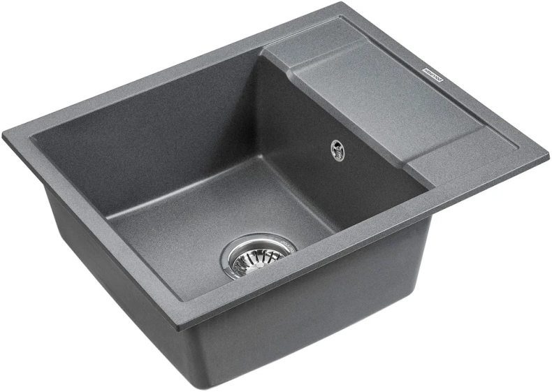 Мойка кухонная Paulmark Optimum 60 графит PM216050-DG - 1