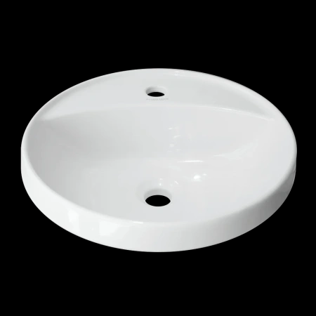 Накладная раковина Misty Art Inside 43 белая глянцевая ART43SLWB01I - 0