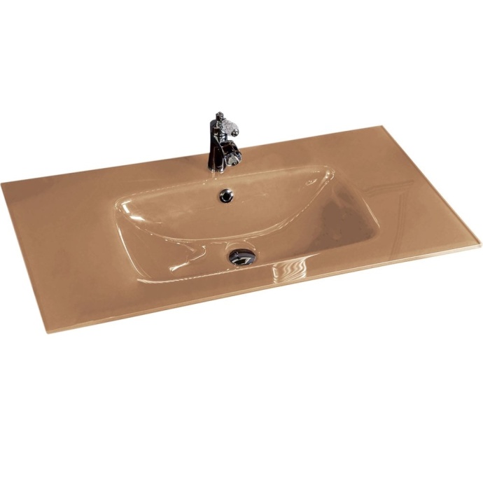 Раковина - столешница Armadi Art NeoArt 140 бежевый 852-140-CP - 0