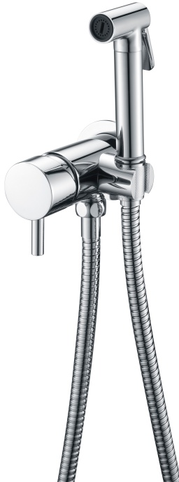Гигиенический душ Boheme Uno 467-CR С ВНУТРЕННЕЙ ЧАСТЬЮ, со смесителем - 0