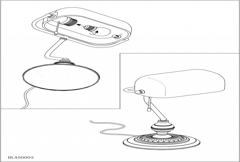 Настольная лампа декоративная Eglo ПРОМО Banker 90968 - 1