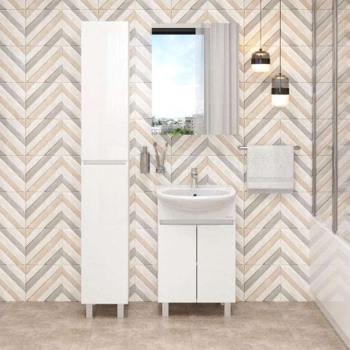 Тумба под раковину Onika Милтон 50 белая 105559 - 1