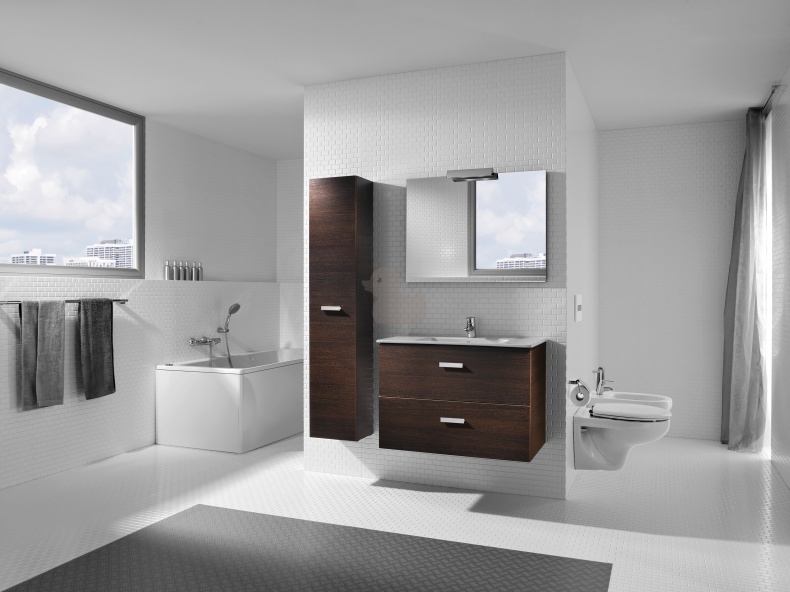 Тумба с раковиной Roca Victoria Nord 80 венге - 2