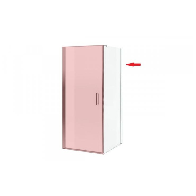 Боковая стенка Excellent Mazo 80х195 профиль хром стекло прозрачное KAEX.3006.1010.8000.LP - 1