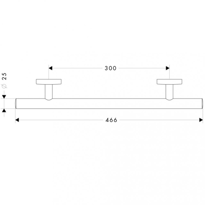 Поручень Hansgrohe Logis 40513000 - 1