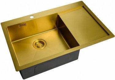 Мойка кухонная Zorg Light ZL R 780510-L BRONZE - 0