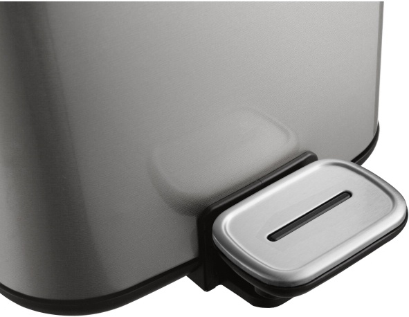 Ведро для мусора Weltwasser WW Mila MT 9L матовый хром  10000000885 - 3