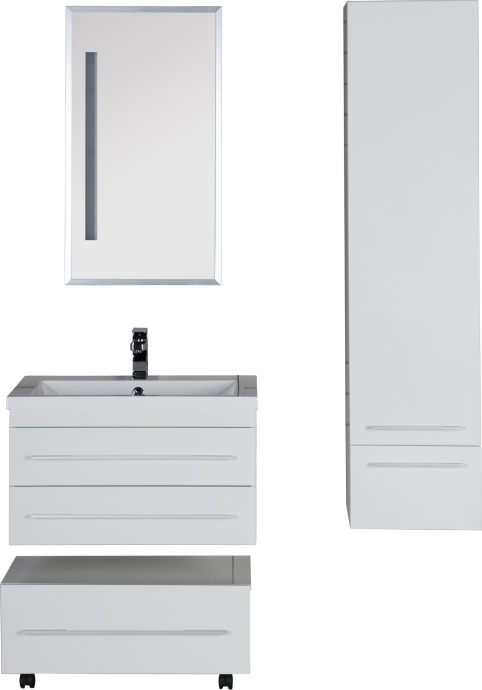 Тумба с раковиной Aquanet Нота 75 белая 171487 - 30