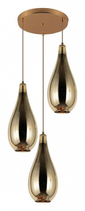 Подвесной светильник LUMINA DECO Lauris LDP 6843-3 GD - 0