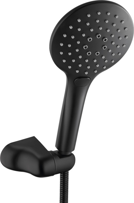 Душевая лейка GPD черный матовый DST56-S - 0