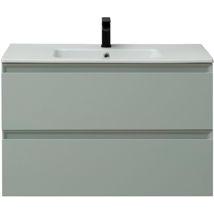 Тумба под раковину Allen Brau Eclipse 100 светло - зеленый матовый 1.E1003.PWM - 1