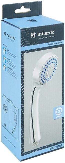Душевая лейка Milardo 0403F76M18 - 5