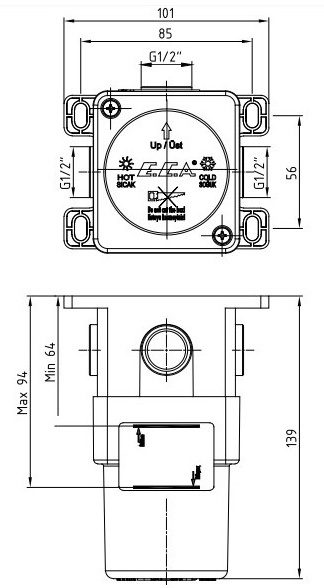 102166102C1EX скрытая часть матовый черный - 1