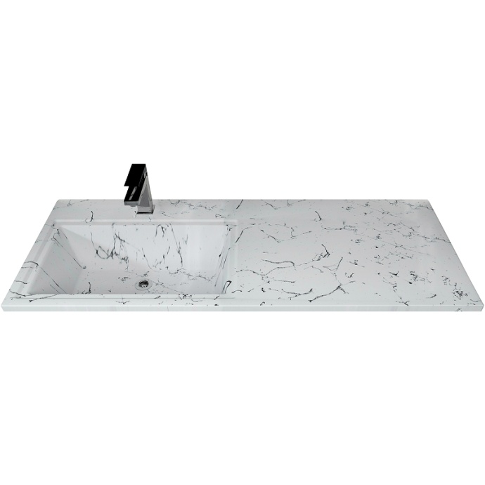 Раковина Stella Polar Мадлен 120 L на стиральную машину белый SP-00001071 - 0