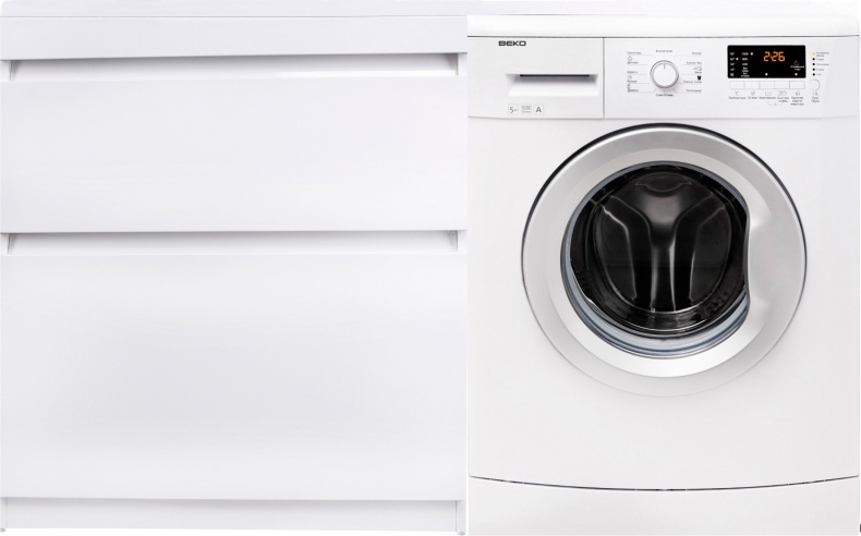 Тумба для комплекта Style Line Даллас 140 Люкс, напольная, 2 ящика СС-00002273 - 0