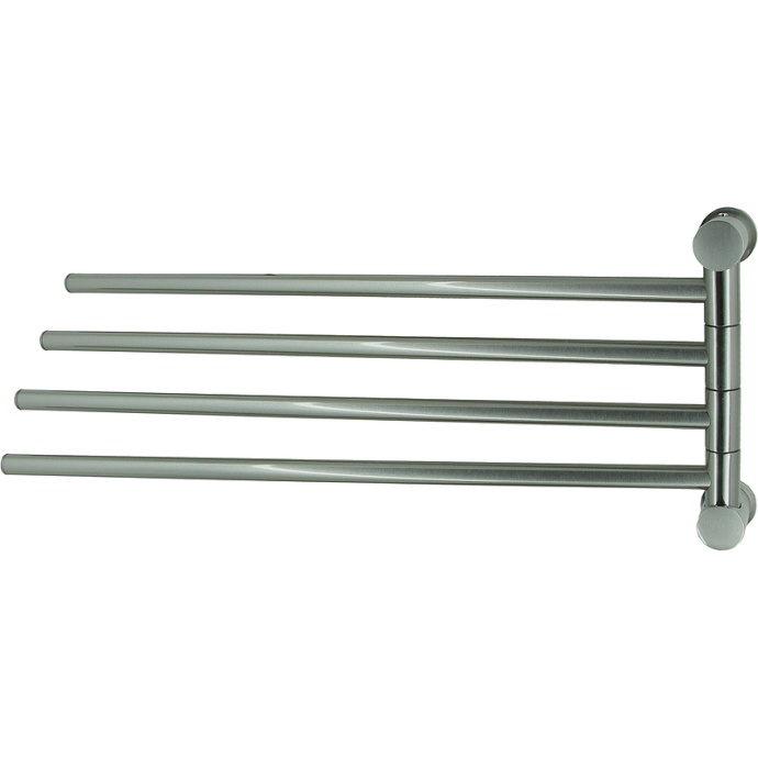 Полотенцедержатель четверной WasserKRAFT 40.5 поворотный сталь матовый K-1034N - 0