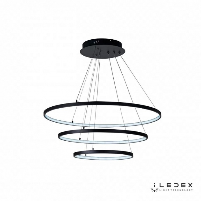 Подвесной светильник iLedex Axis D098-3 (800x600x400) BK - 3
