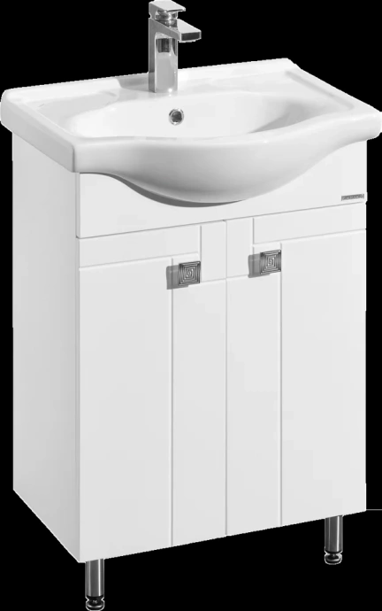 Тумба с раковиной Aquaton Фиджи 60 белый 1A1796K0FG010 - 0