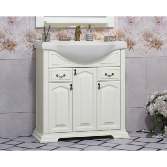 Тумба под раковину Opadiris Риспекто 80 слоновая кость 00-00006022 - 0