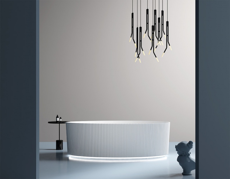 Акриловая ванна Abber 180x85, универсальная  AB9327 - 2